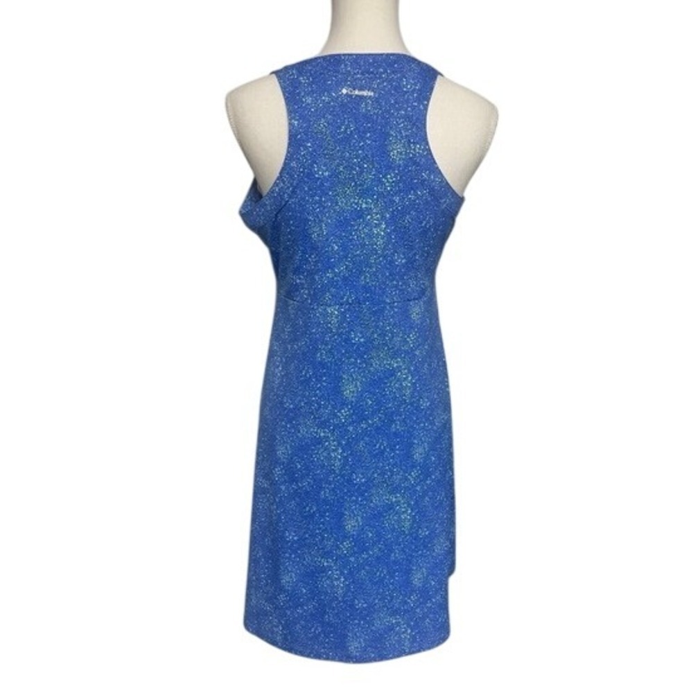 Columbia Racerback Blue Activewear Stretch Sleeveless Dress Women's Medium - Picture 2 of 7